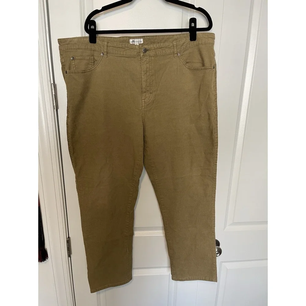Peter Millar Pants Mens 42x28 Brown Corduroy Crown Casual Preppy Work Traveling